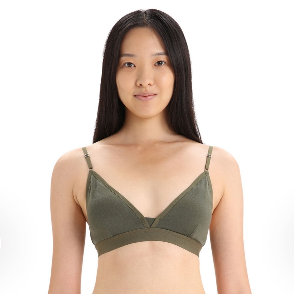 Icebreaker - siren bra in loden (green)
